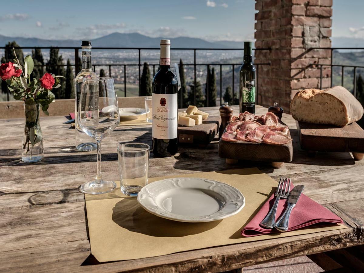 Tenuta Di Capezzana Bed & Breakfast Seano Bagian luar foto
